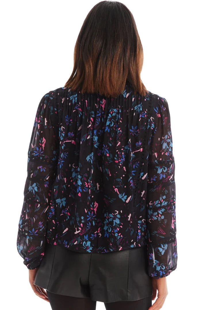 Erica Blouse Black Floral