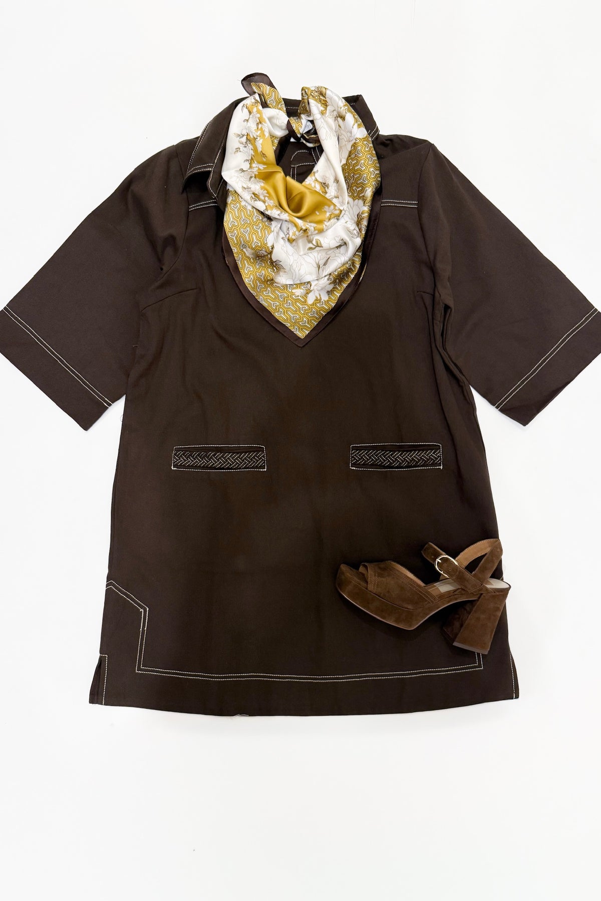 Dawson Dress Brown
