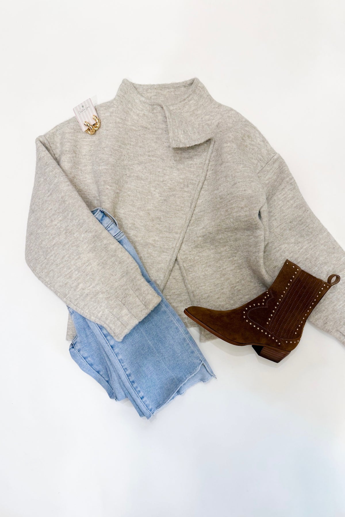Palazzo Sweater Jacket