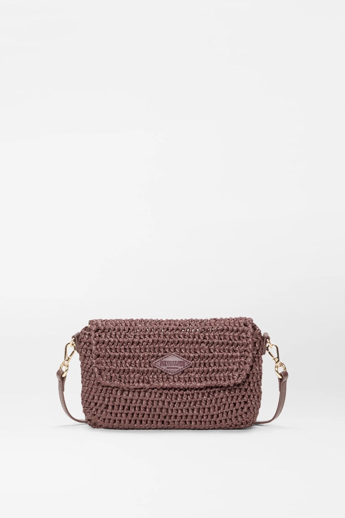 Crochet Convertible Crossbody Brown