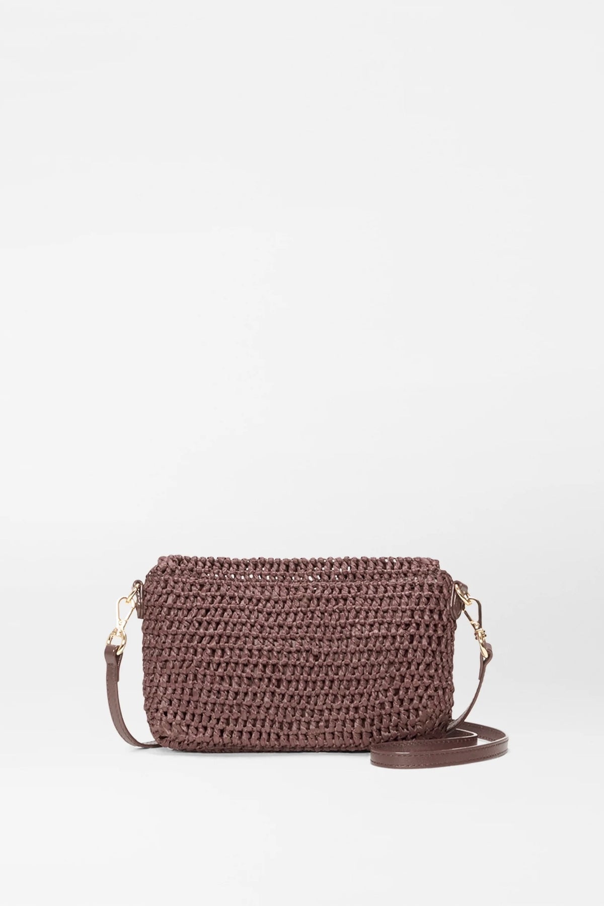 Crochet Convertible Crossbody Brown
