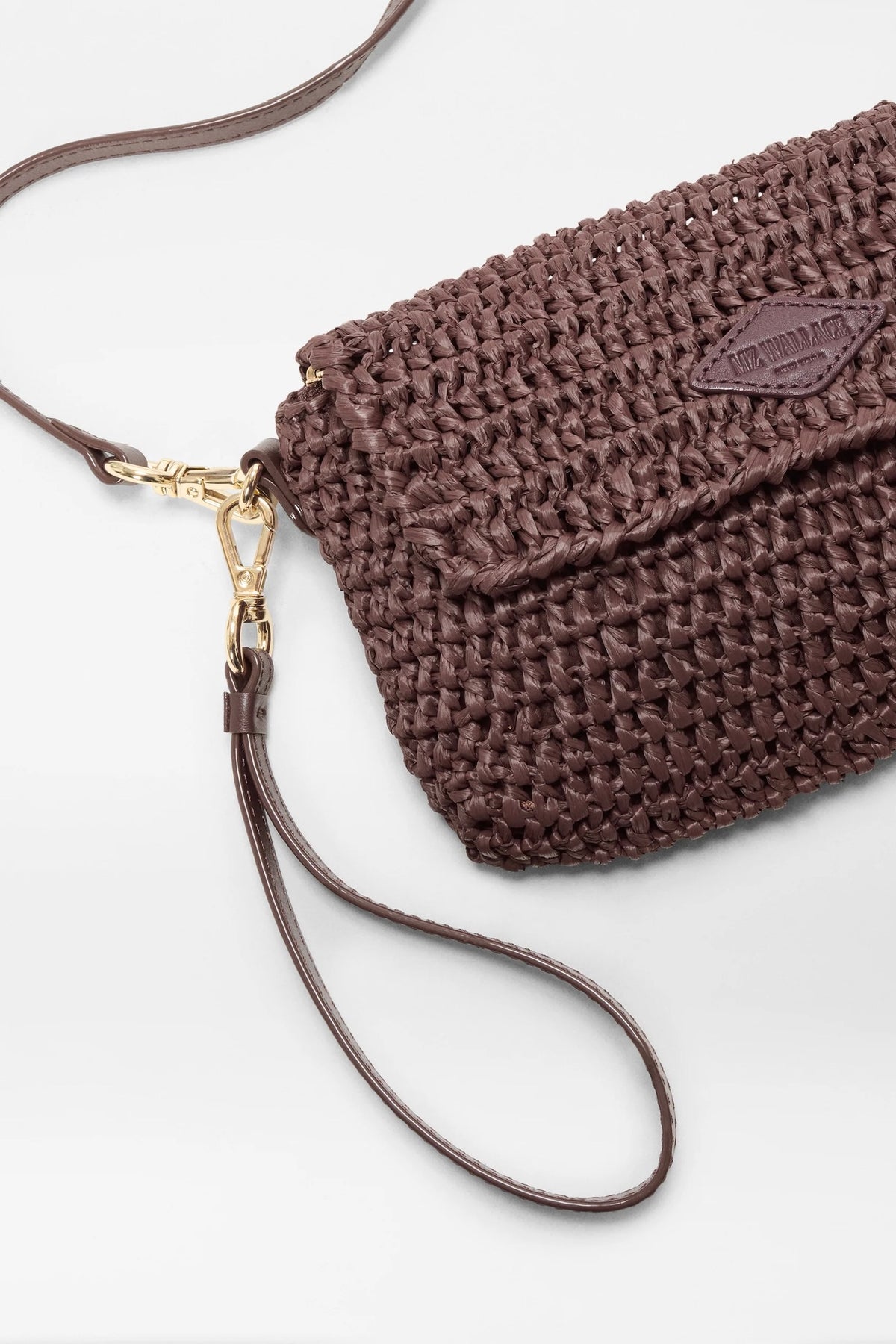 Crochet Convertible Crossbody Brown