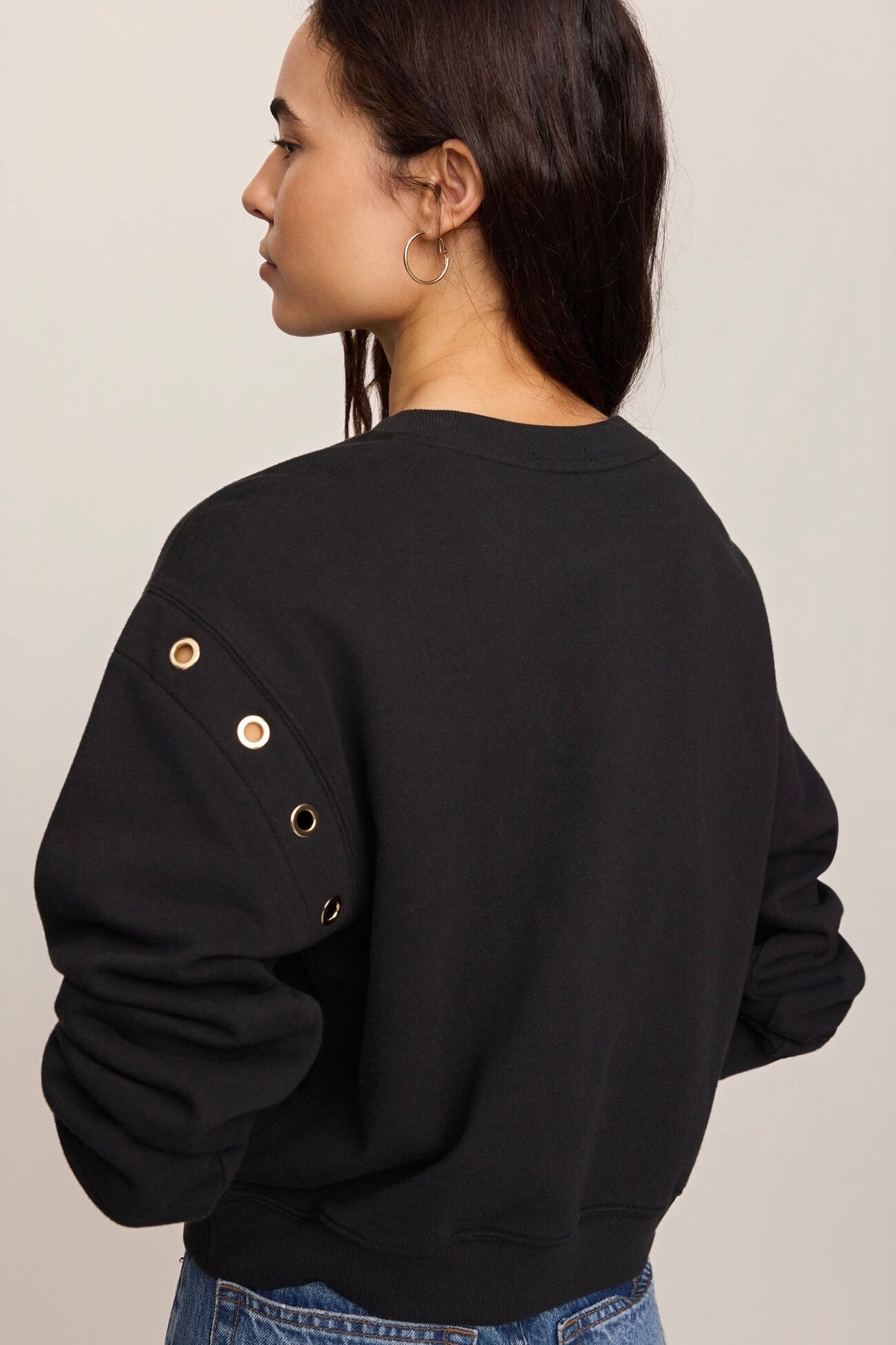 Axel Grommet Sweatshirt Black