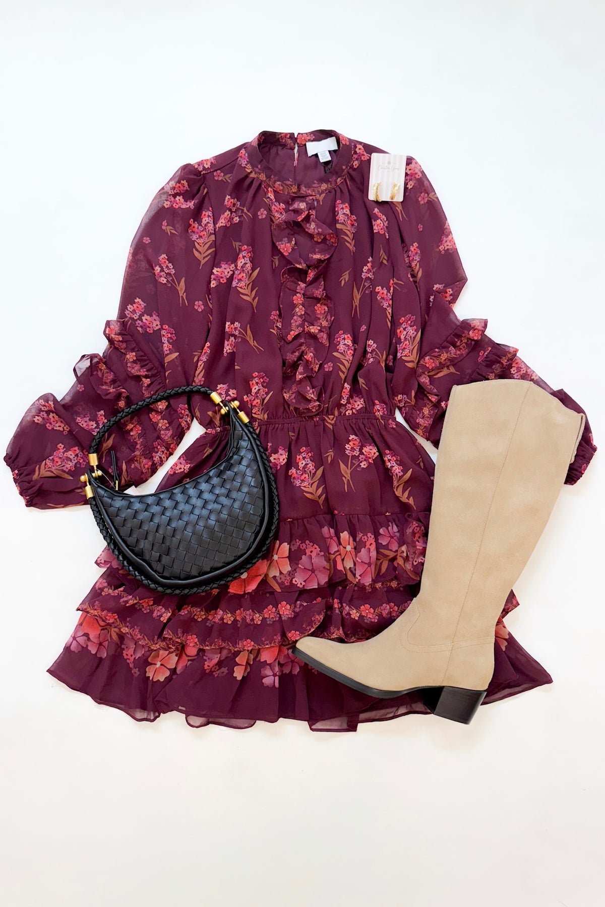 Sammy Dress Floral Clusters
