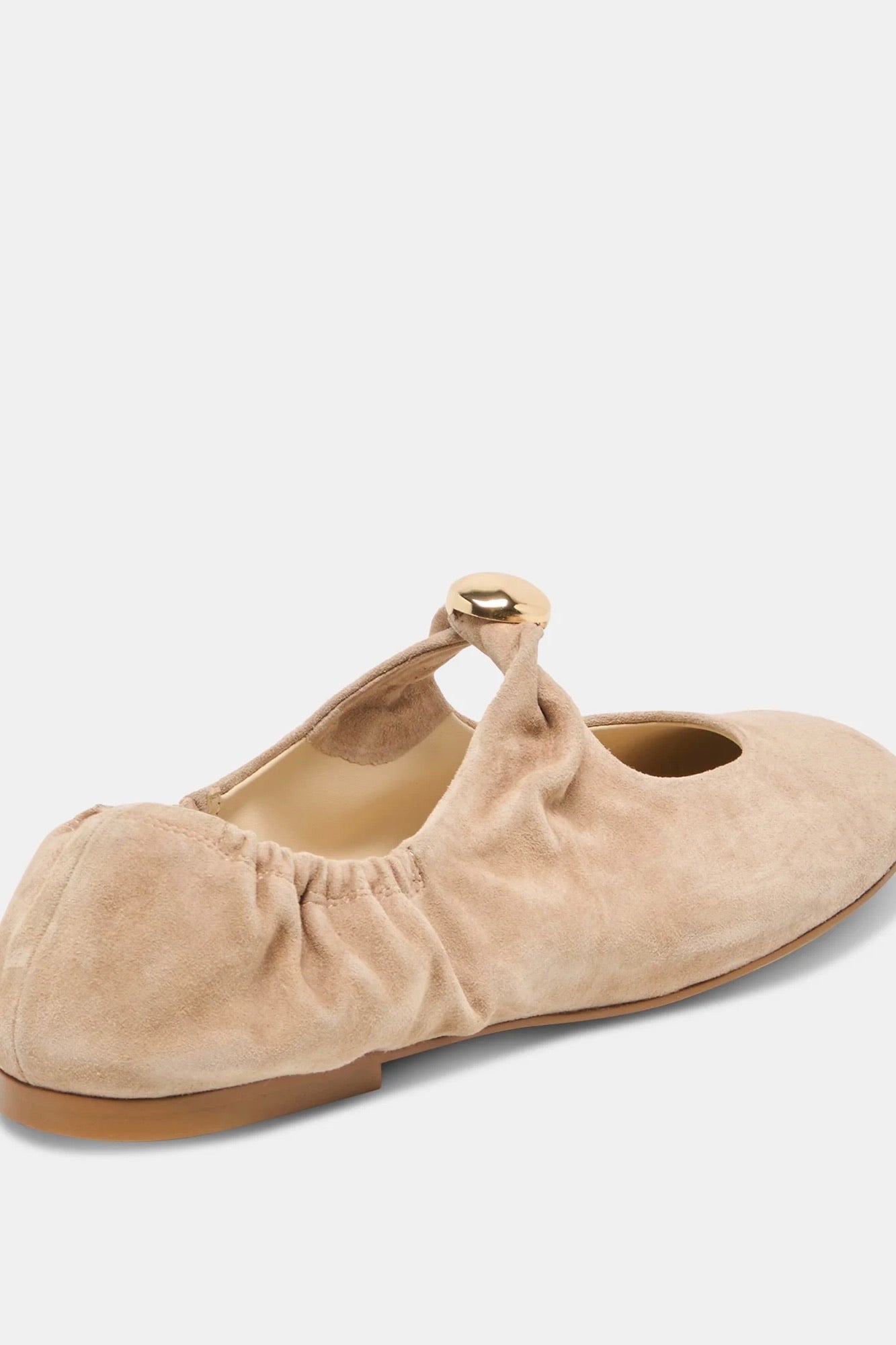 Cornel Suede Flats Camel
