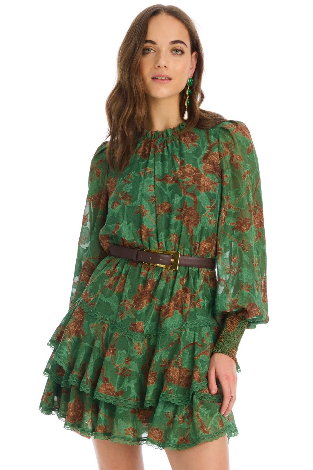 Carter Dress Forest Florals