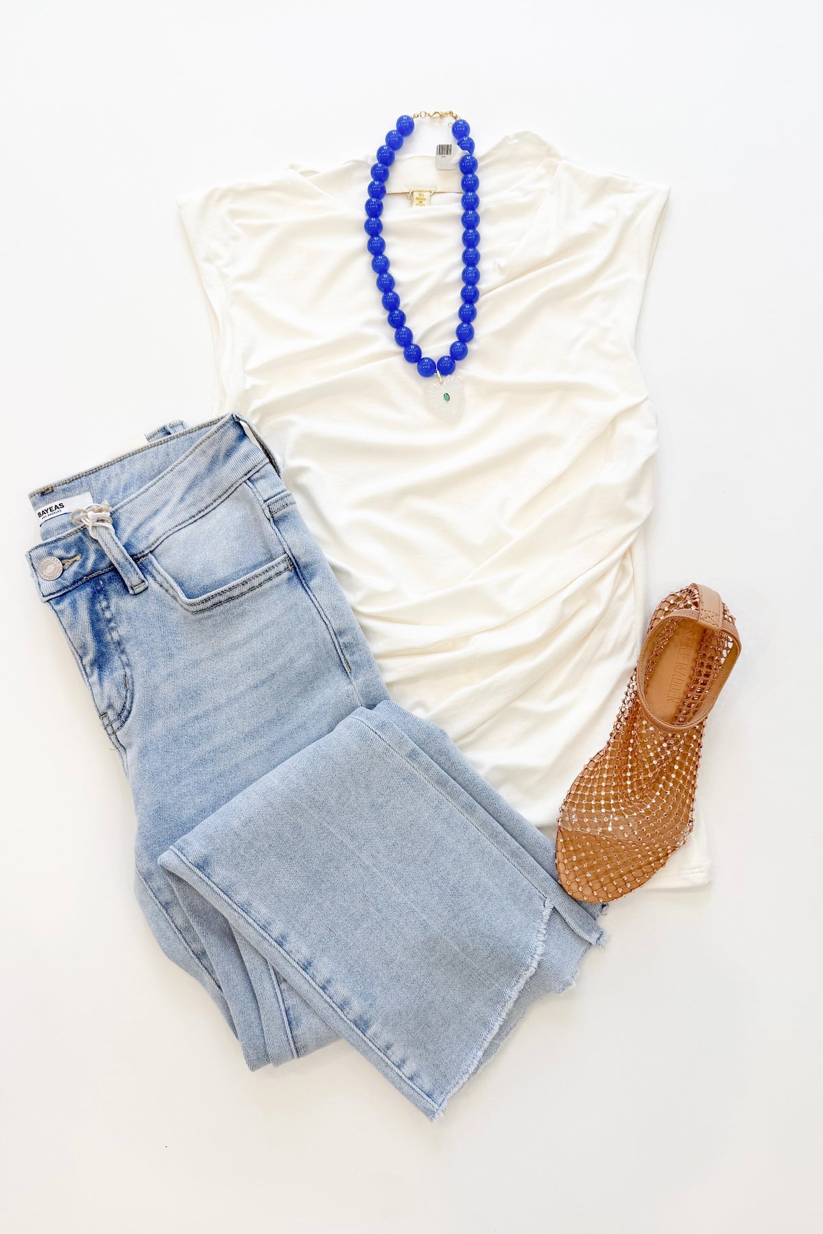 Cooper Knit Top White