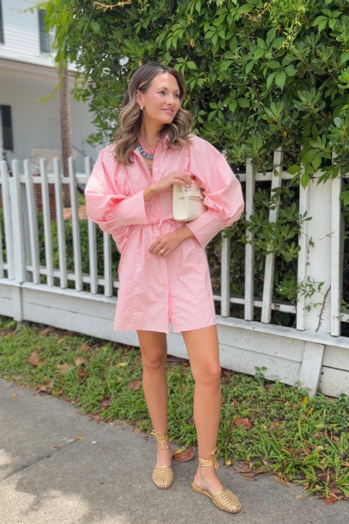 Coastal Pink Mini Dress x Kaylyn