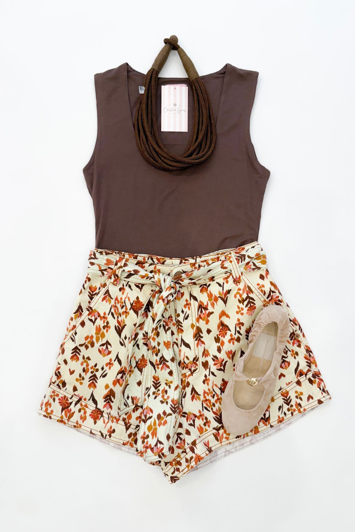 Double Knit Tank Coffee