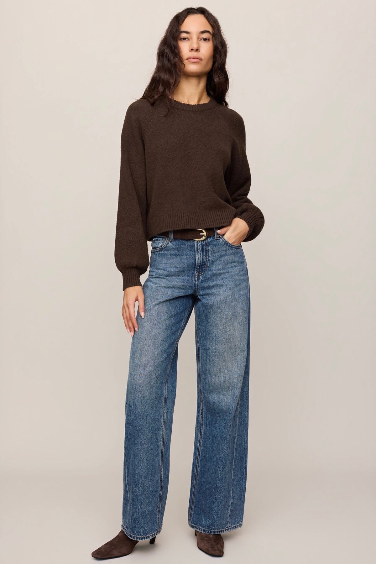 Coming Up Sweater Chocolate