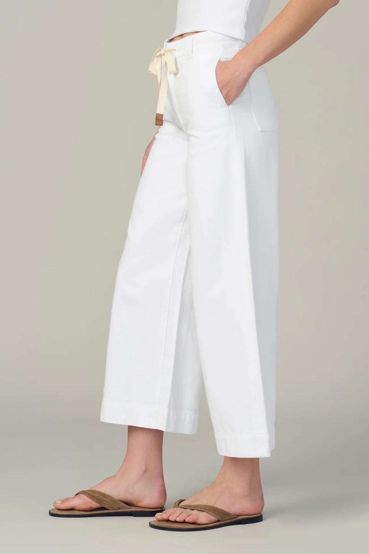 Addison Pant White