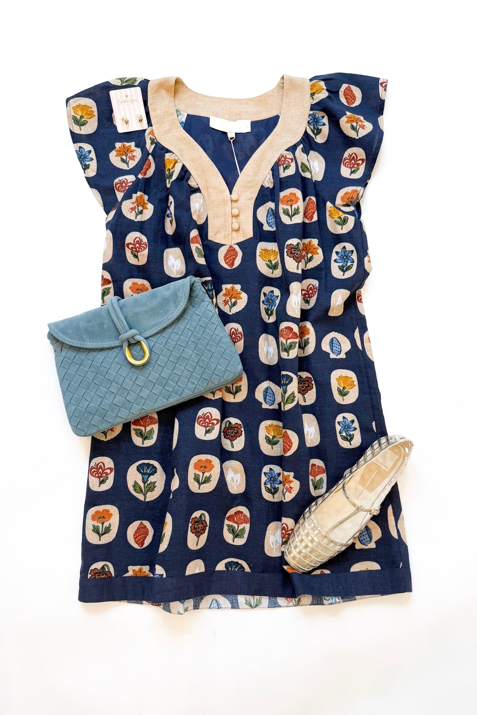 Eloise Dress Vintage Navy