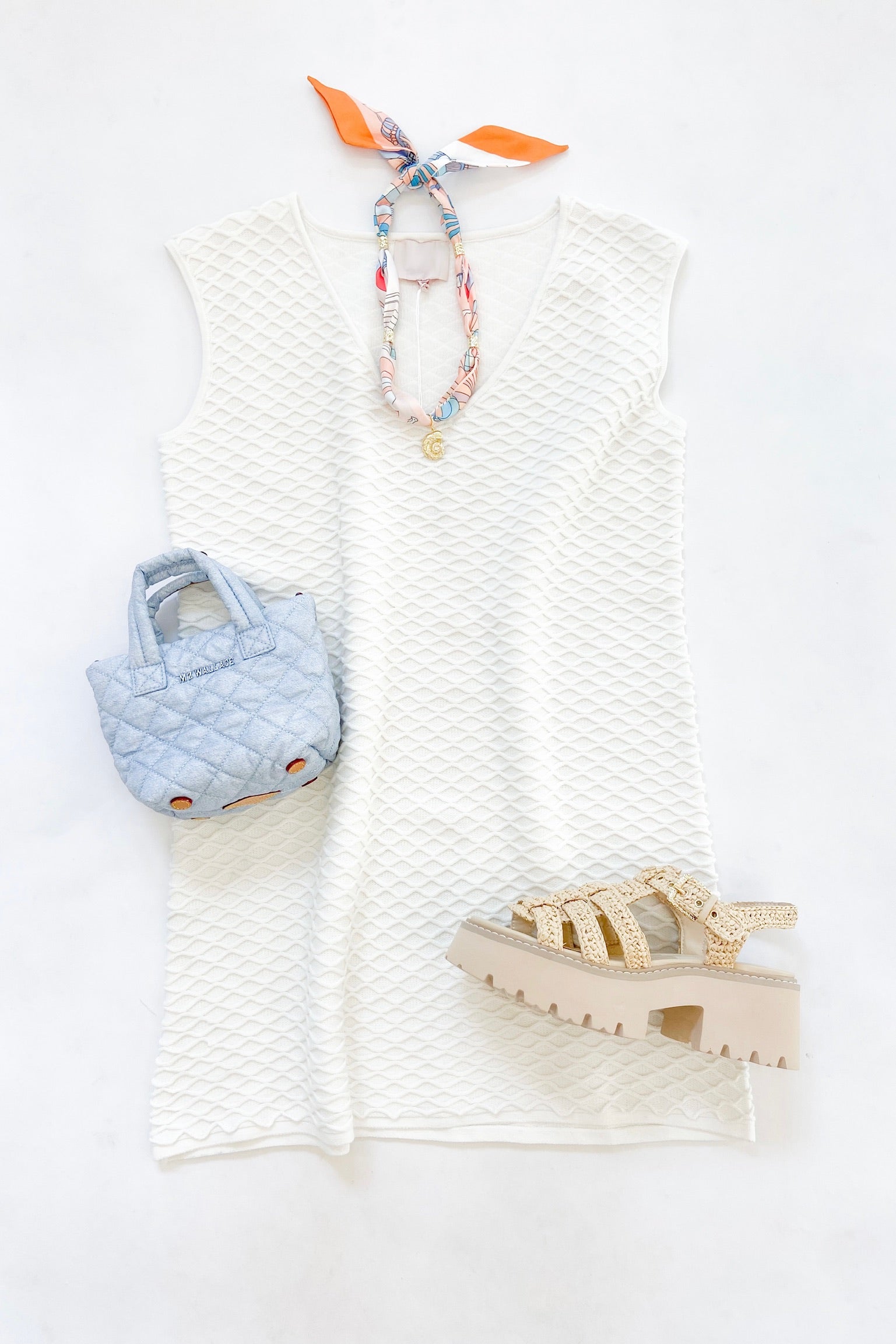 Madelyn Dress Diamond Ivory