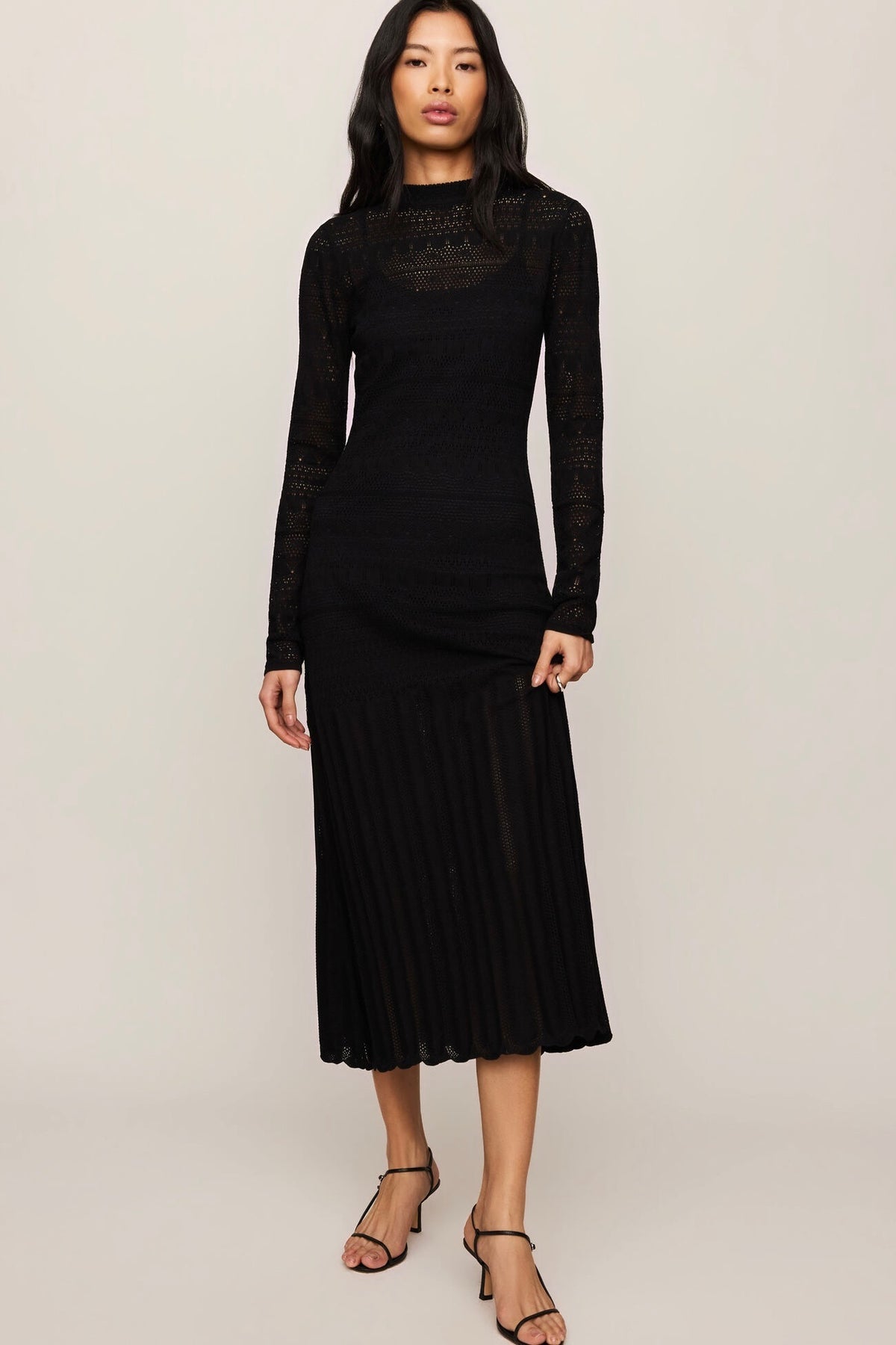 Avery Midi Dress Black