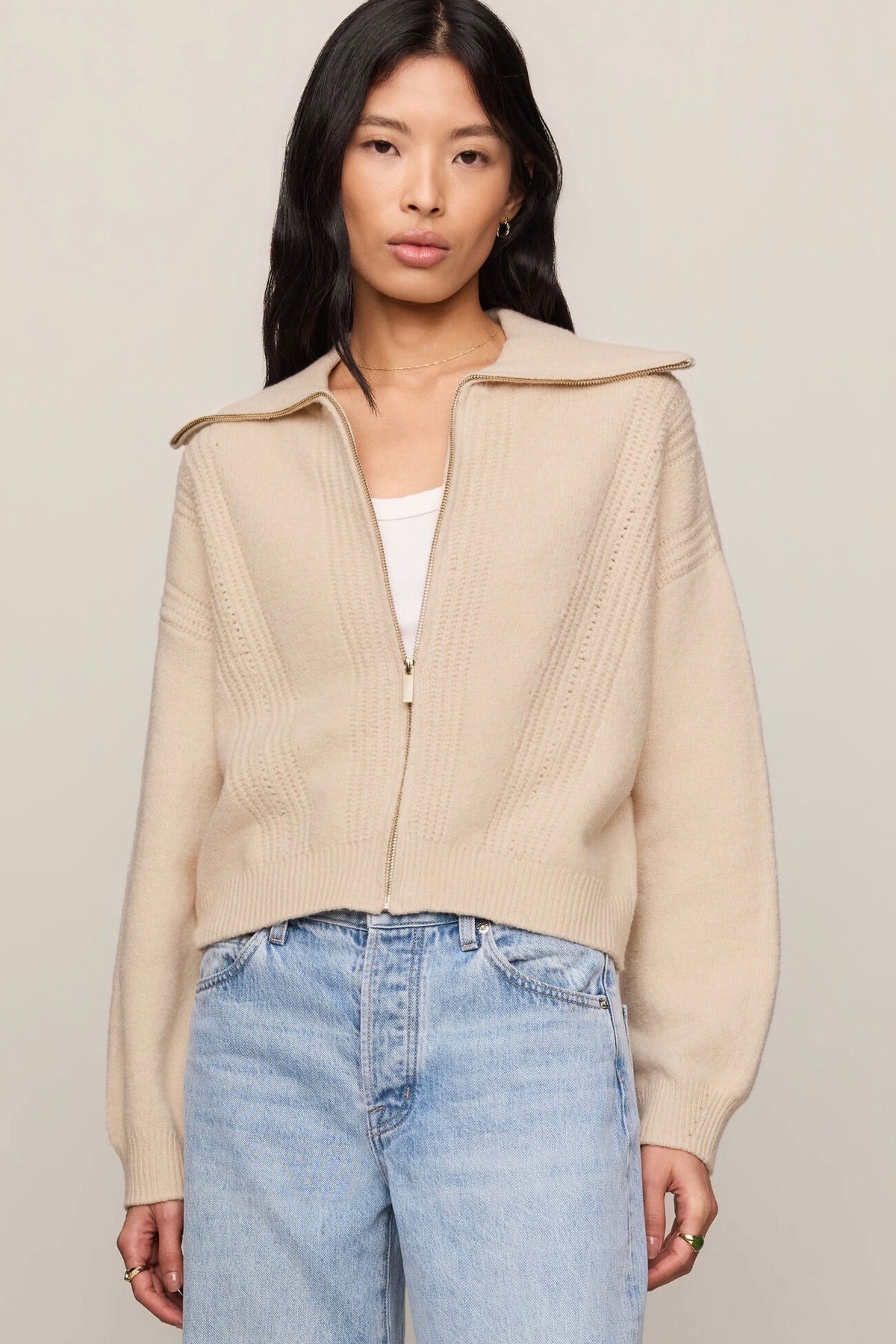 Silverlake Cardigan Chalk