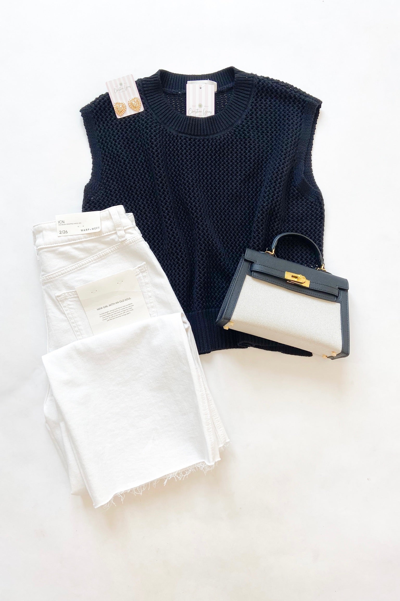 Jessie Sweater Top Black