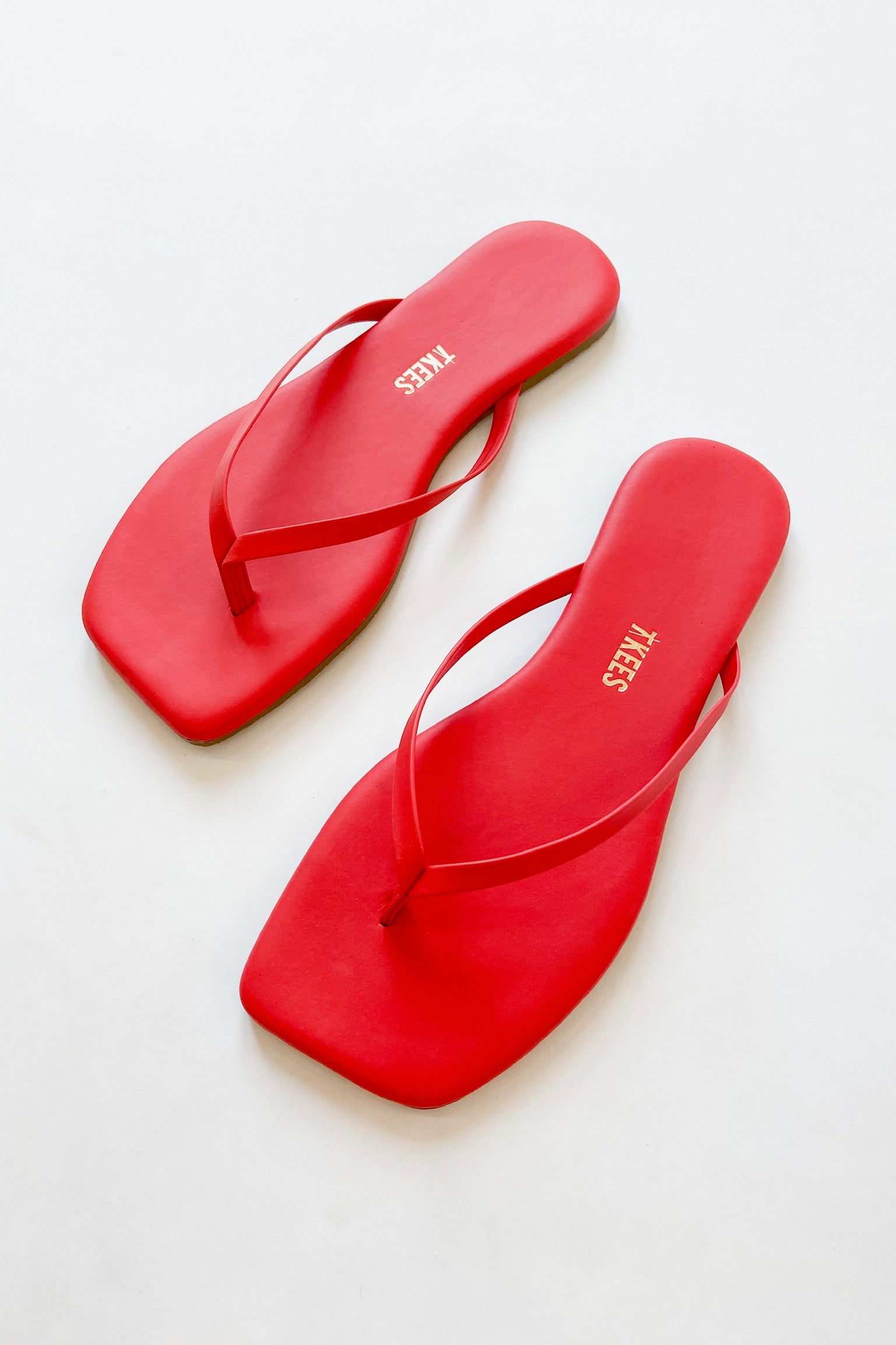 Tkees Square Toe Red