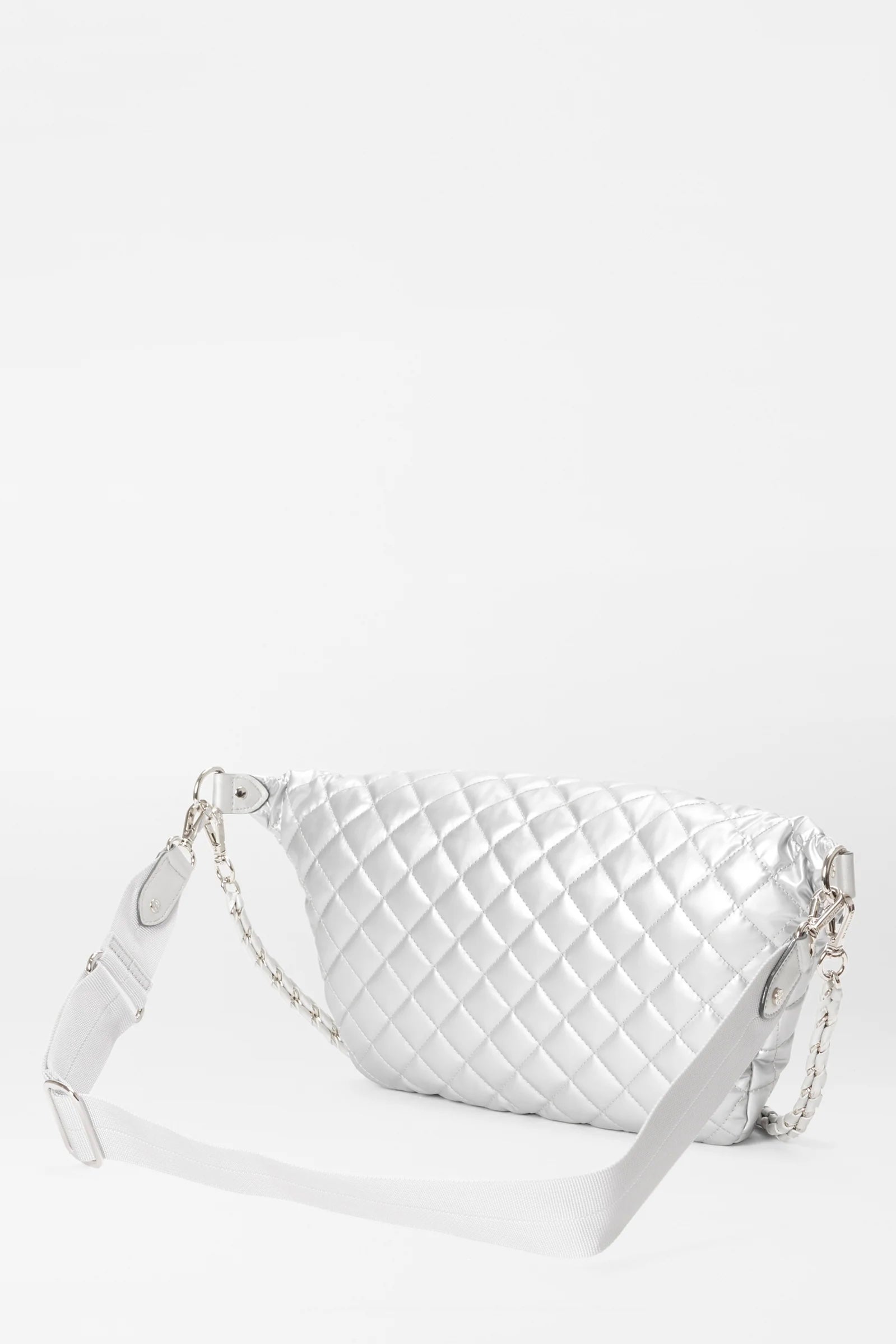 Crosby Crossbody Sling Bag Matte Silver