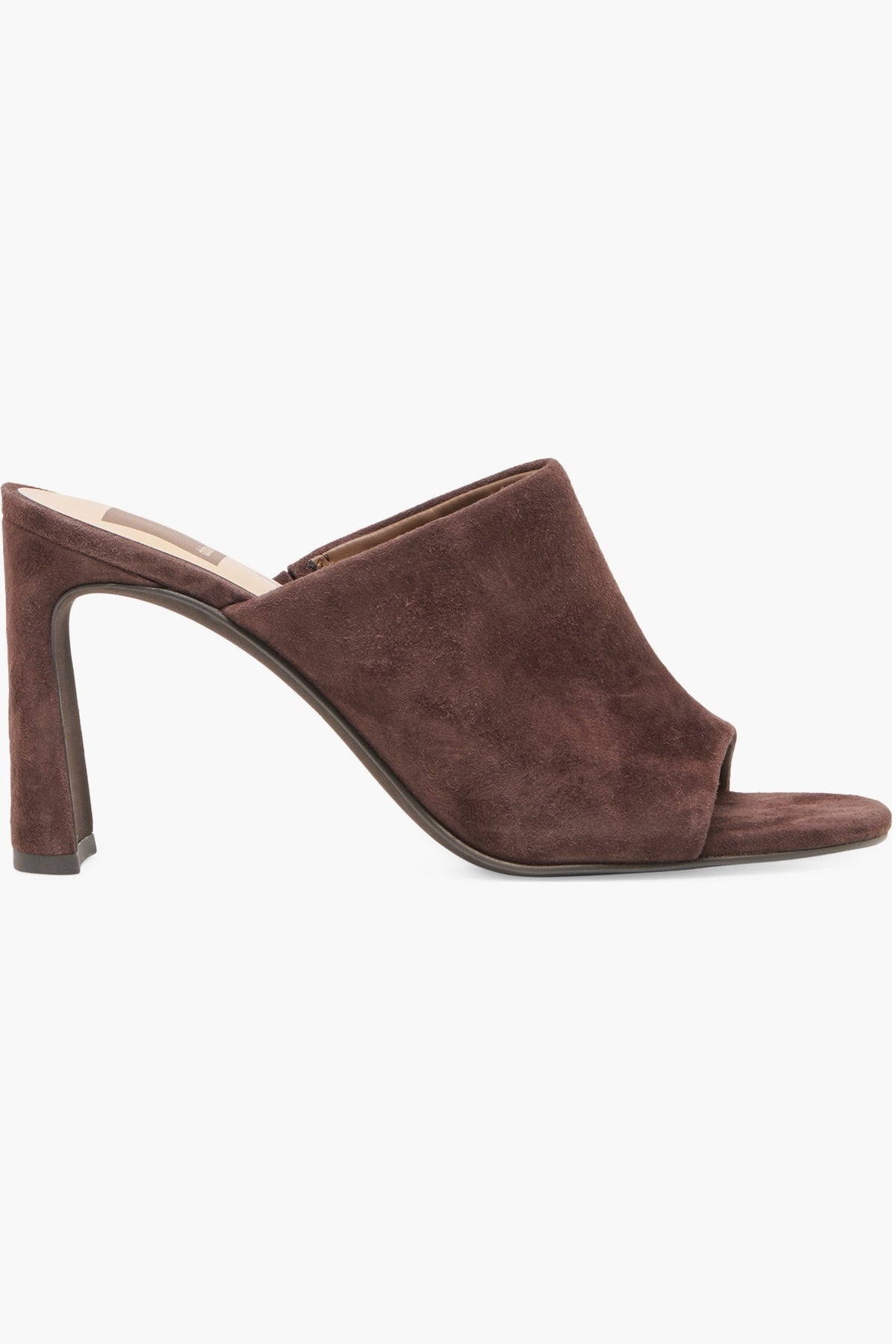Shely Suede Mule Mahogany