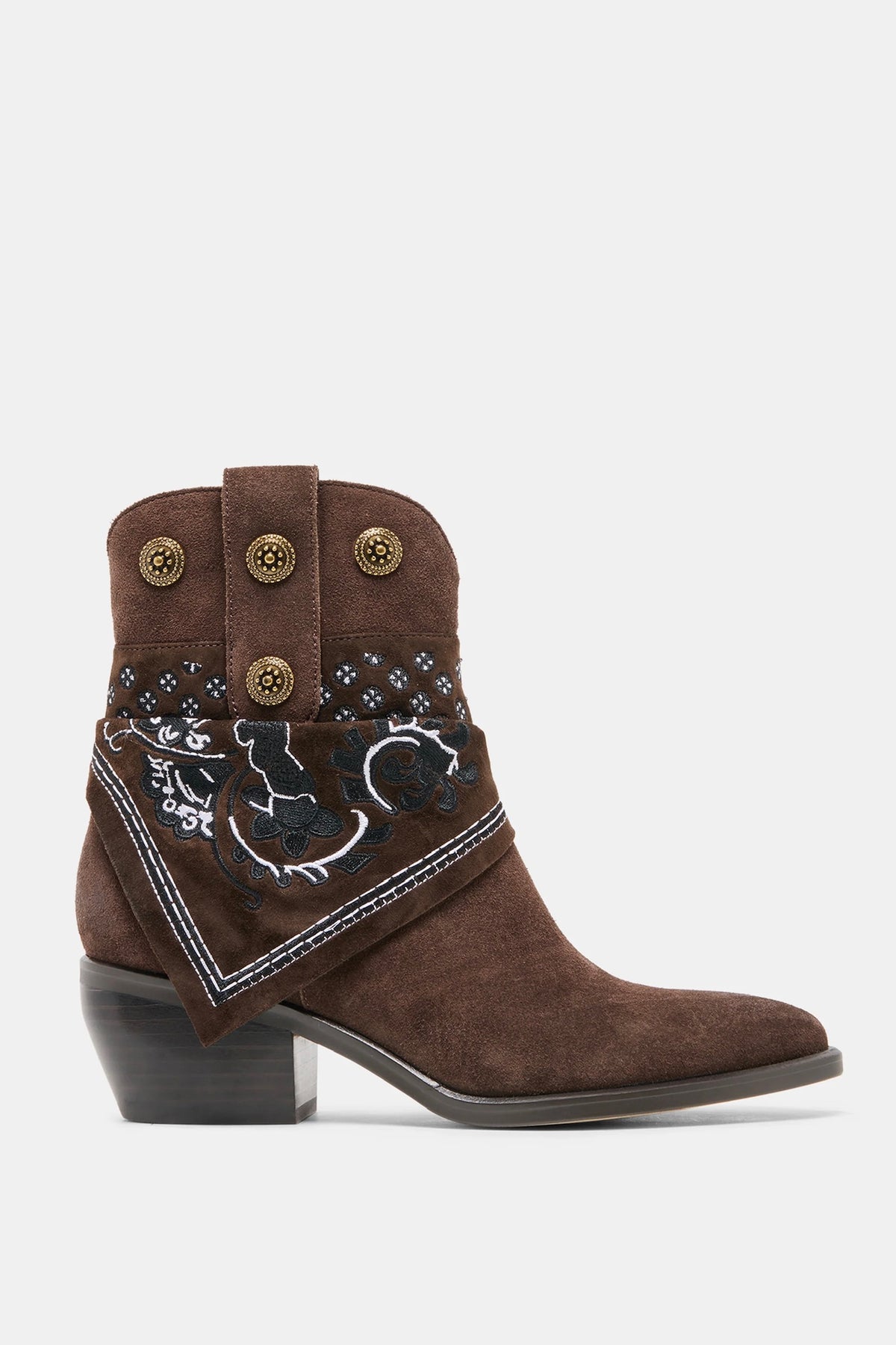 Mekala Boots Dark Brown Suede