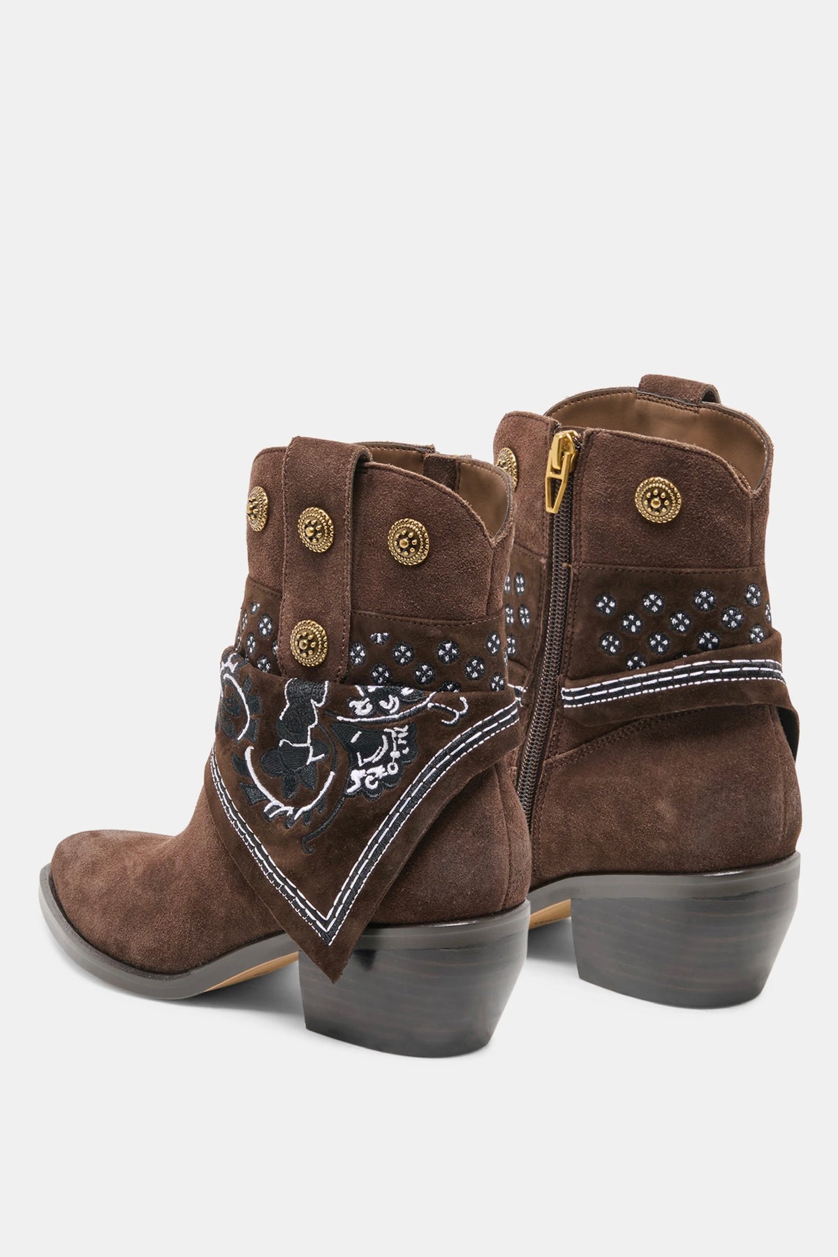 Mekala Boots Dark Brown Suede
