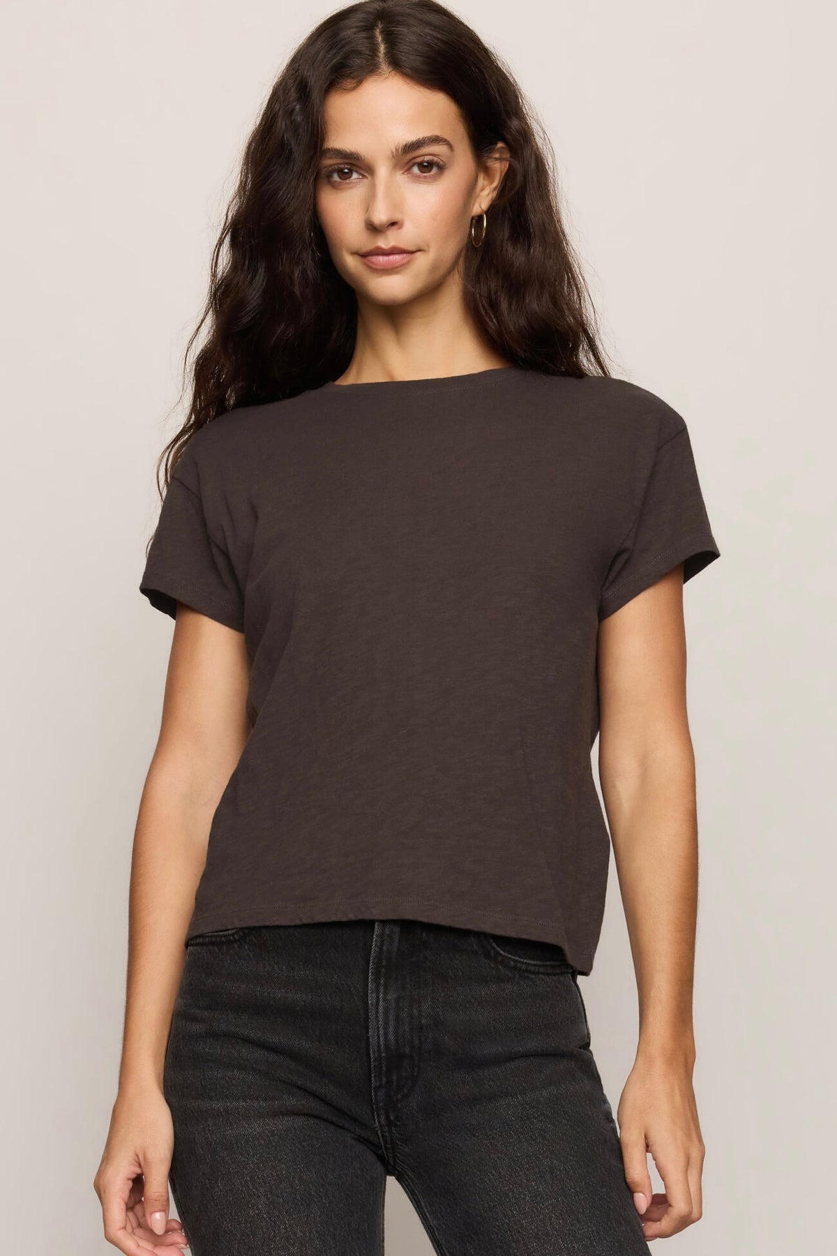 Modern Slub Tee Cocoa Bean