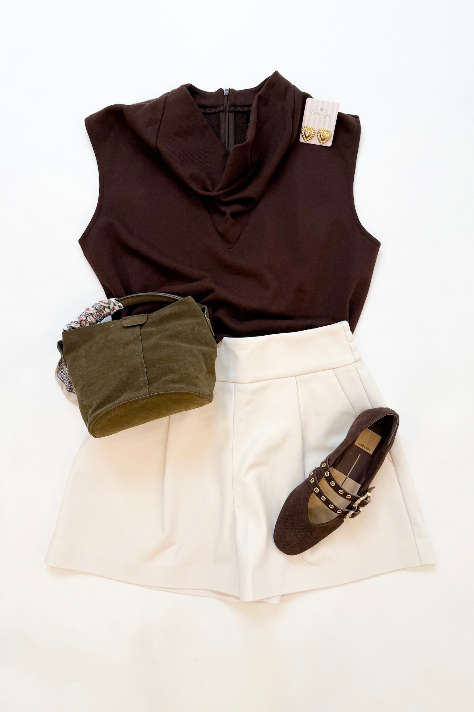Zane Knit Top Chocolate