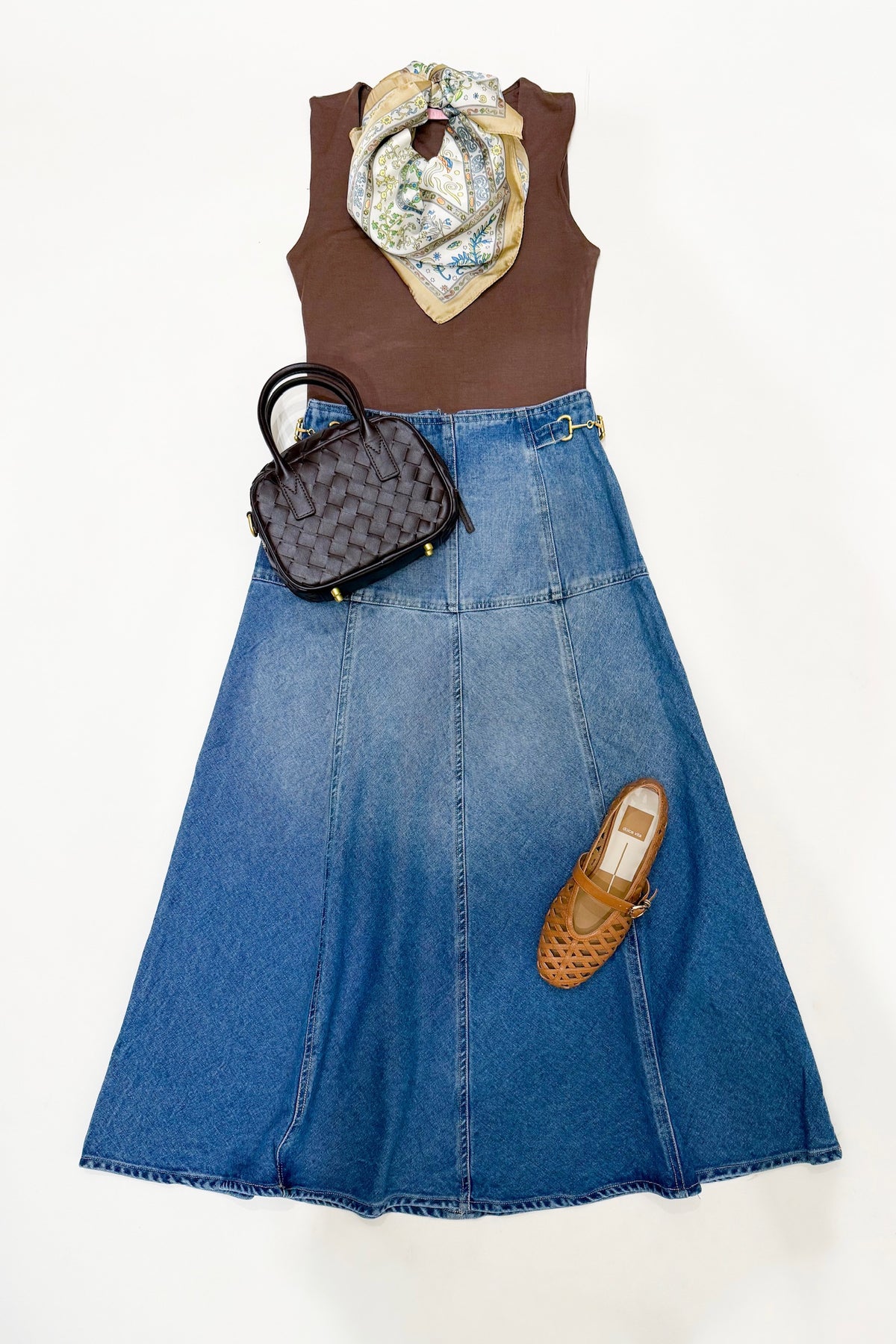 Morgan Denim Skirt