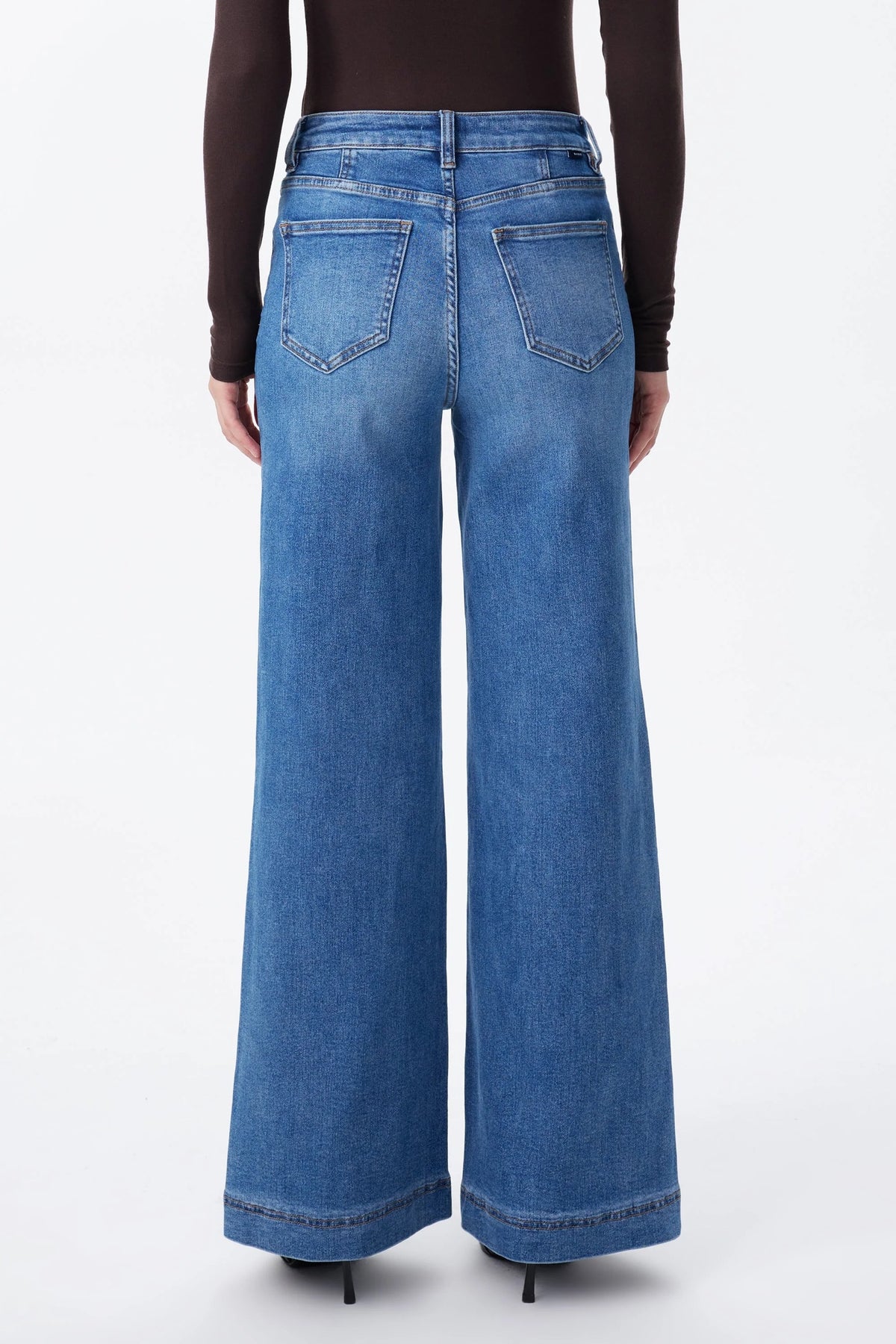 Casey High Rise Button Denim