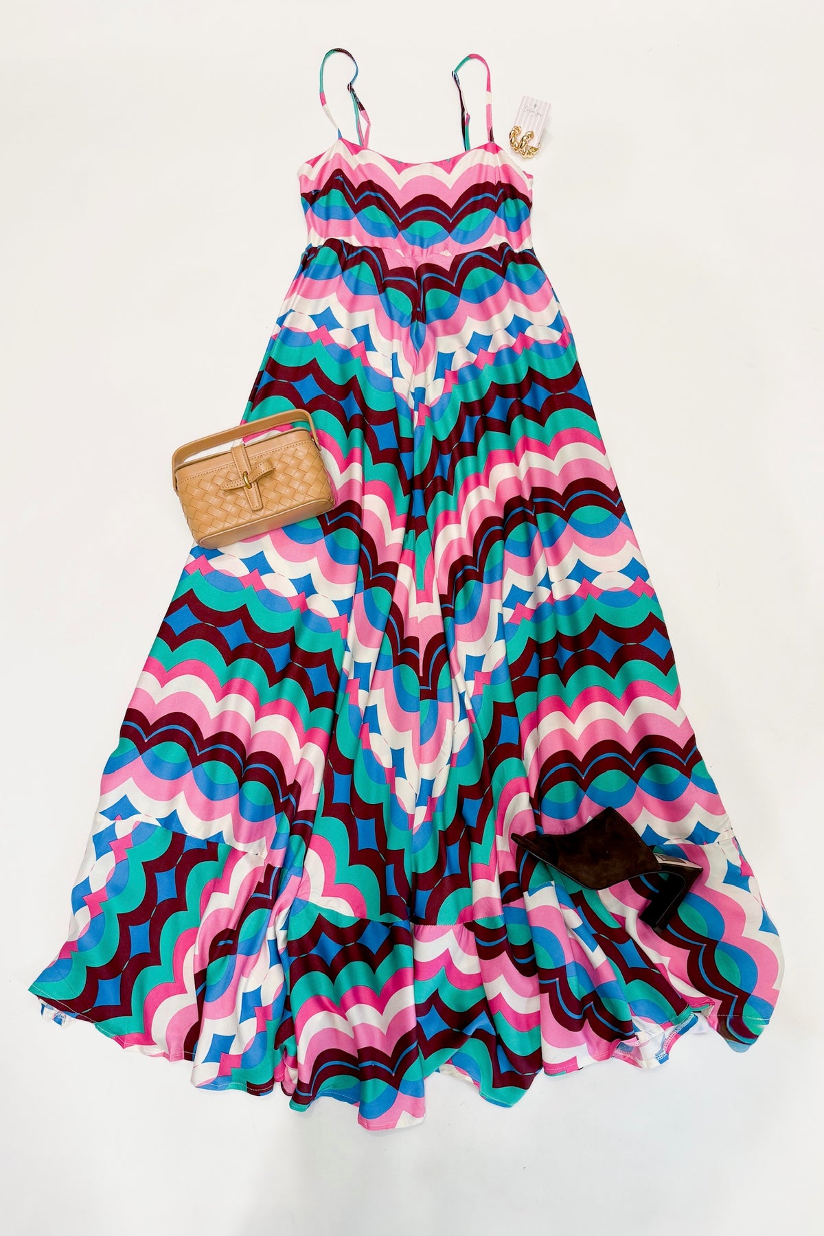 Lila Maxi Dress Multi Abstract