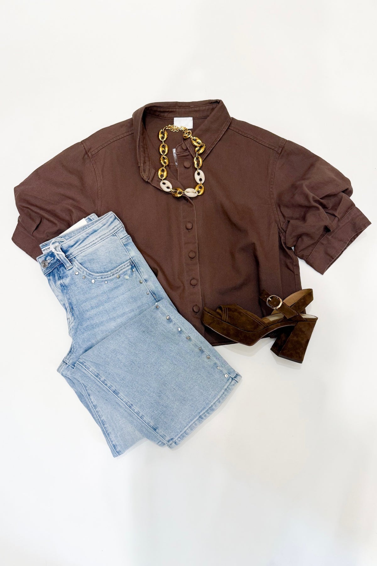 Sophia Top Brown