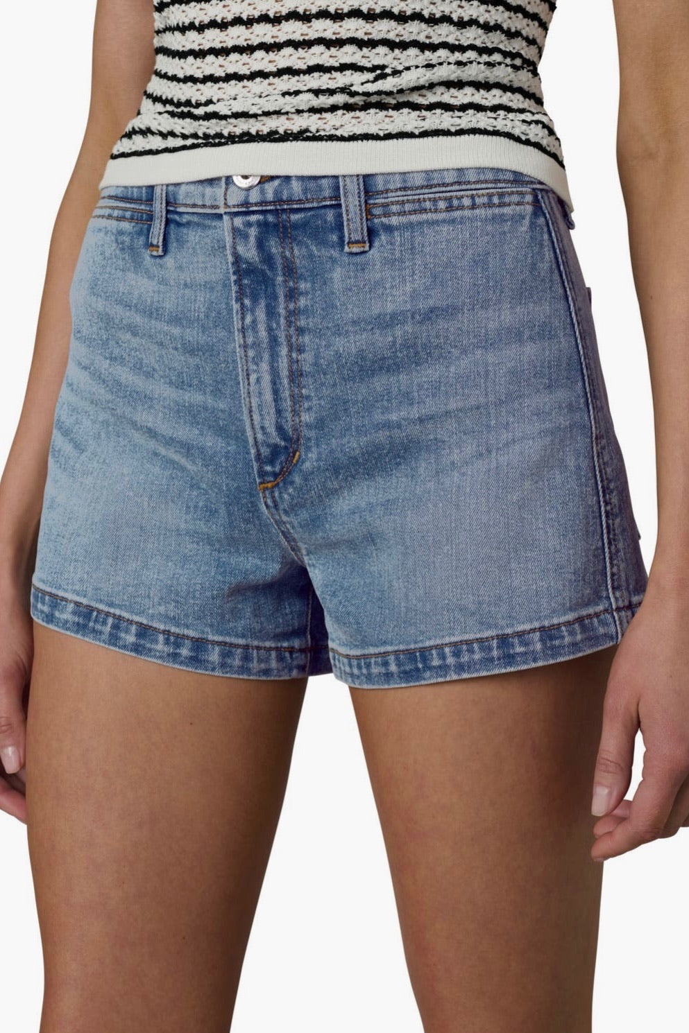 A Line Denim Short Vernal