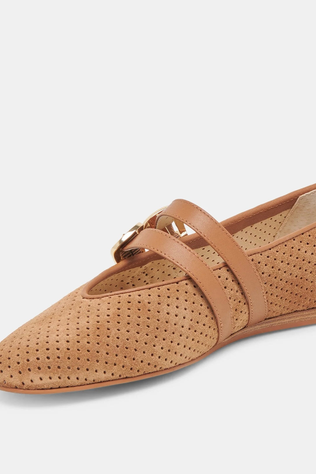 Baylee Flat Pecan Suede