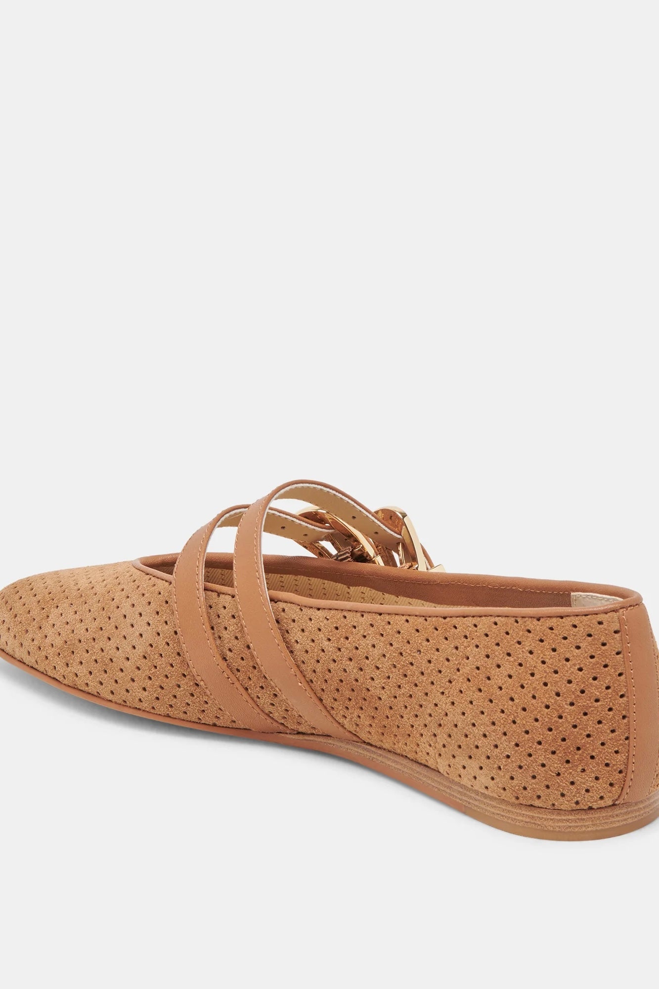 Baylee Flat Pecan Suede