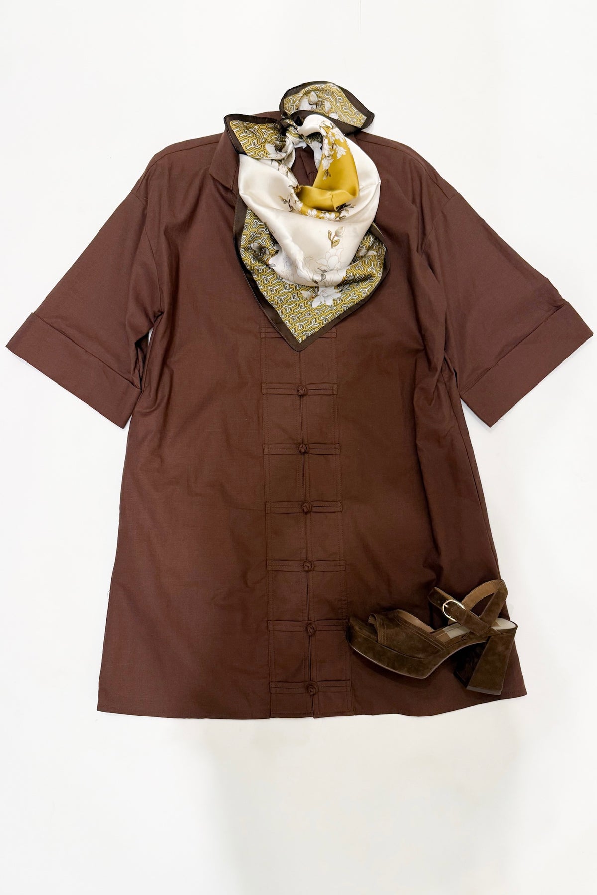 Sutton Dress Brown
