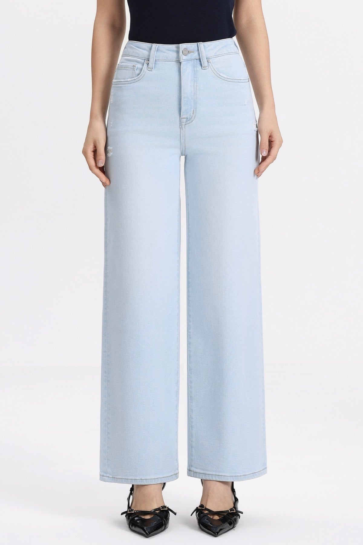 Camryn High Rise Tapered Denim