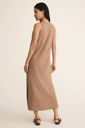 Palisades Midi Dress Iced Coffee