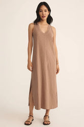 Palisades Midi Dress Iced Coffee