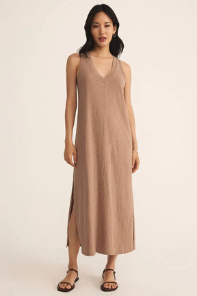 Palisades Midi Dress Iced Coffee