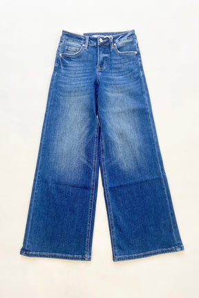 Lisa Mid Rise Denim Dark