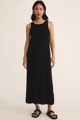 Delamer Midi Dress Black