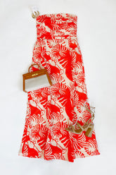 Clayton Midi Dress Red Shell