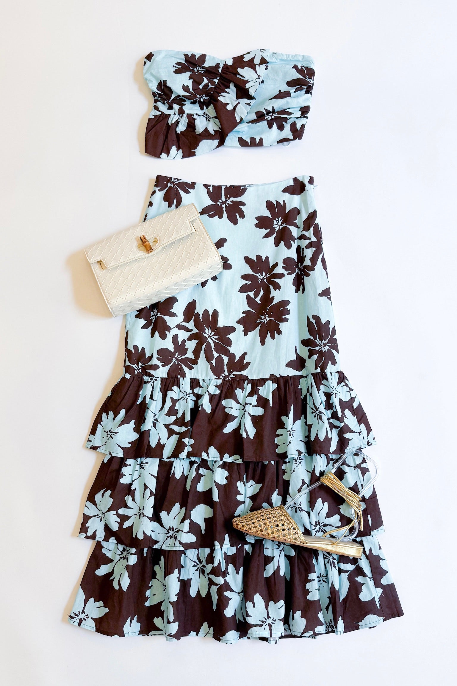 Elle Floral Skirt Set