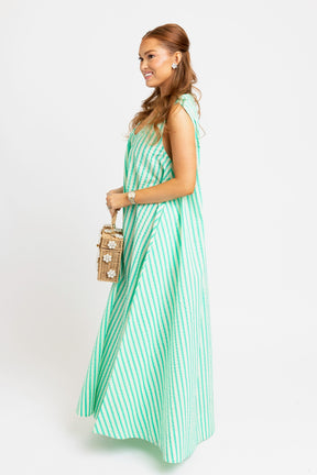 Green Scoop Maxi Dress