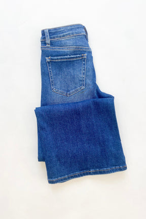 Lisa Mid Rise Denim Dark