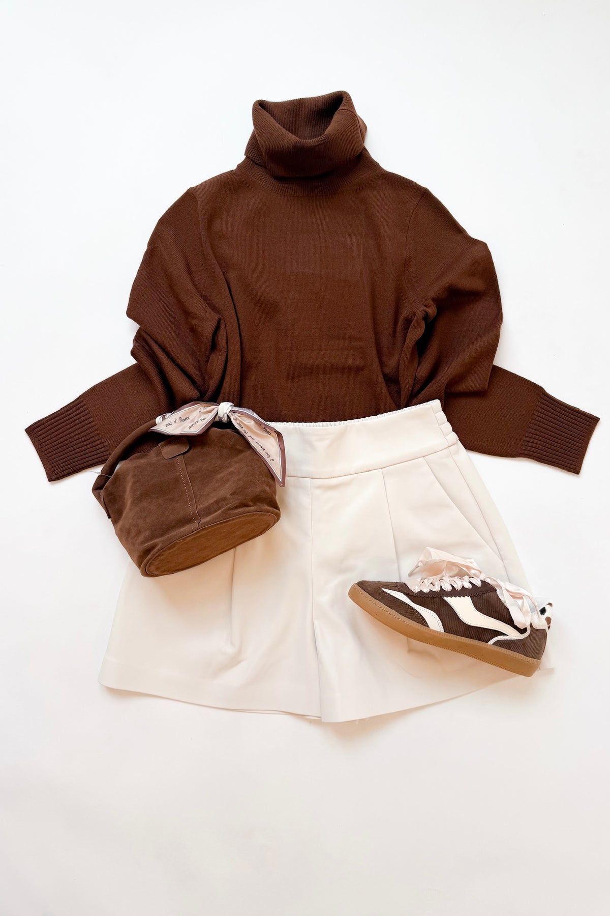 Babysoft Turtleneck Sweater Chocolate