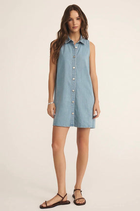 Light Vintage Indigo Mini Dress
