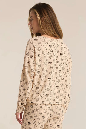 Pup Long Sleeve Top