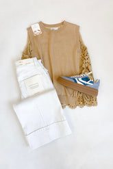 Evie Top Tan