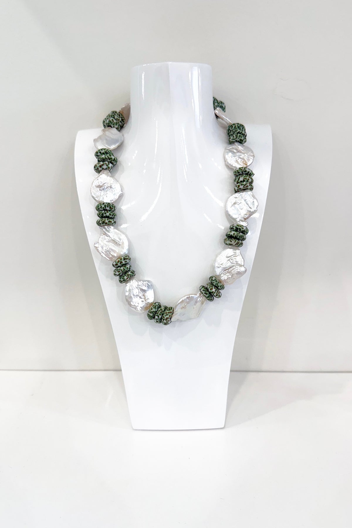 Baroque Pearl Statement Necklace